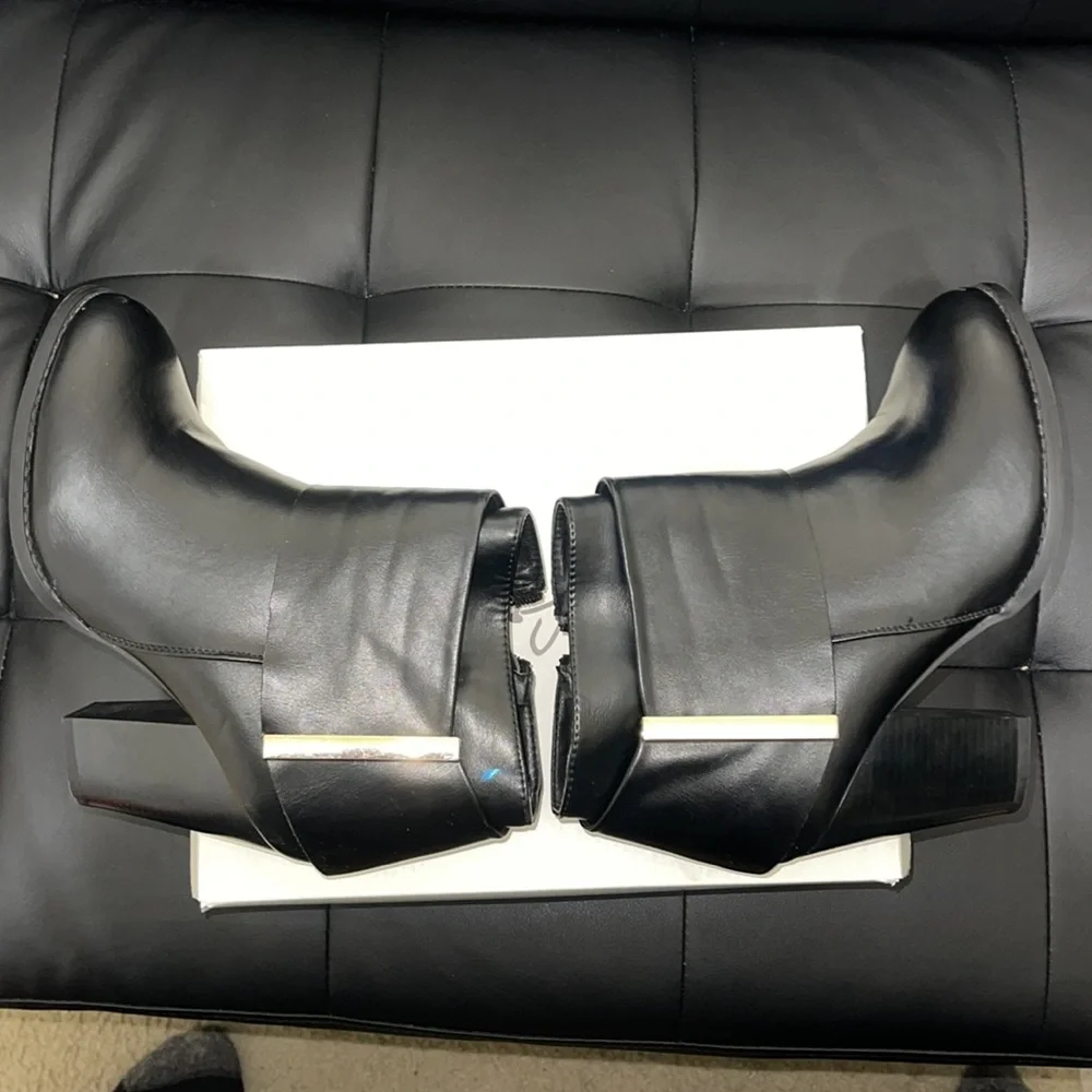 C Comfort EST 1946 Womens Size 10 Black Leather Boots - Picture 12 of 12